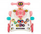 Бебешка музикална играчка-проходилка на колела за прохождане 3в1 Chipolino Кола, розова MIKCAR0243PI thumb 2