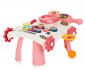 Бебешка музикална играчка-проходилка на колела за прохождане 3в1 Chipolino Кола, розова MIKCAR0243PI thumb 4