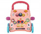 Бебешка музикална играчка-проходилка на колела за прохождане Chipolino Весели животинки, розова MIKFAN0242PI thumb 2