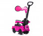 Детска музикална количка за яздене и каране с крака Chipolino Mercedes G350D, розова ROCMB02104PI thumb 4
