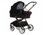 Комбинирана количка с обръщаща се седалка за новородени бебета и деца до 22кг Chipolino Линеа 3в1, обсидиан KKLI02401OB thumb 3