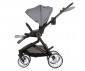 Комбинирана количка с обръщаща се седалка за новородени бебета и деца до 22кг Chipolino Линеа 3в1, пепелно сиво KKLI02402AS thumb 11