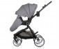 Комбинирана количка с обръщаща се седалка за новородени бебета и деца до 22кг Chipolino Линеа 3в1, пепелно сиво KKLI02402AS thumb 12
