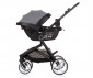 Комбинирана количка с обръщаща се седалка за новородени бебета и деца до 22кг Chipolino Линеа 3в1, пепелно сиво KKLI02402AS thumb 14