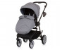 Комбинирана количка с обръщаща се седалка за новородени бебета и деца до 22кг Chipolino Линеа 3в1, пепелно сиво KKLI02402AS thumb 8