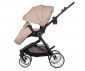 Комбинирана количка с обръщаща се седалка за новородени бебета и деца до 22кг Chipolino Линеа 3в1, макадамия KKLI02403MA thumb 12