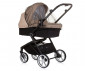 Комбинирана количка с обръщаща се седалка за новородени бебета и деца до 22кг Chipolino Линеа 3в1, макадамия KKLI02403MA thumb 3