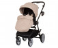 Комбинирана количка с обръщаща се седалка за новородени бебета и деца до 22кг Chipolino Линеа 3в1, макадамия KKLI02403MA thumb 8