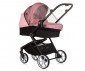 Комбинирана количка с обръщаща се седалка за новородени бебета и деца до 22кг Chipolino Линеа 3в1, фламинго KKLI02404FL thumb 3