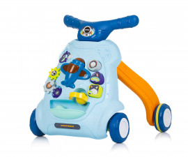 Chipolino Toys MIKPLN241BL - Музикална играчка за прохождане Самолетче, синьо