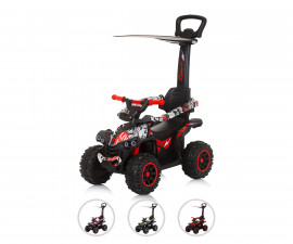 Chipolino Toys ROCAHC0230 - Музикална кола за яздене с дръжка и сенник ATV, асортимент