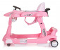 Сгъваема бебешка проходилка със звуци Chipolino 3в1 Самолетче, розова PRAP02404PI thumb 2