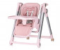Сгъваемо столче за хранене с функция люлка на дете до 15кг Chipolino Super Chef 2в1, розов STHSC02503PM thumb 2