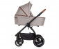 Комбинирана количка с обръщаща се седалка за новородени бебета и деца до 22кг Chipolino Престиж 3в1, тирамису KKPRS02503TR thumb 3