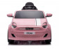 Акумулаторна кола с родителски контрол Chipolino FIAT 500, розова ELKFIAT25PI thumb 2
