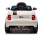 Акумулаторна кола с родителски контрол Chipolino FIAT 500, бяла ELKFIAT25WH thumb 5