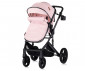 Комбинирана бебешка количка с обръщаща се седалка за деца до 22кг Chipolino Аморе, розов маршмелоу KKAM02506PM thumb 4