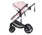 Комбинирана бебешка количка с обръщаща се седалка за деца до 22кг Chipolino Аморе, розов маршмелоу KKAM02506PM thumb 5