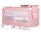 Детска сгъваема преносима кошара за 2 нива за спане и игра Chipolino Palace, Коте розова KOSIPA253CA thumb 3