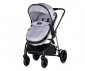 Комбинирана бебешка количка с обръщаща се седалка за деца до 22кг Chipolino Аура, облачно сиво KKAUR02502CL thumb 4