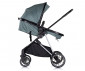 Комбинирана бебешка количка с обръщаща се седалка за деца до 22кг Chipolino Аура, босилек KKAUR02505BA thumb 6