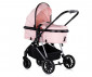 Комбинирана бебешка количка с обръщаща се седалка за деца до 22кг Chipolino Аура, розов маршмелоу KKAUR02506PM thumb 2