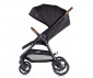 Сгъваема лятна комбинирана бебешка количка за новородени с тегло до 22 кг. с покривало и столче Chipolino Ултера 2в1, къпина LKULS02501BB thumb 4