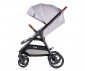 Сгъваема лятна комбинирана бебешка количка за новородени с тегло до 22 кг. с покривало и столче Chipolino Ултера 2в1, облак LKULS02502CL thumb 4