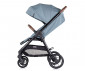 Сгъваема лятна комбинирана бебешка количка за новородени с тегло до 22 кг. с покривало и столче Chipolino Ултера 2в1, босилек LKULS02505BA thumb 4
