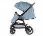 Сгъваема лятна комбинирана бебешка количка за новородени с тегло до 22 кг. с покривало и столче Chipolino Ултера 2в1, босилек LKULS02505BA thumb 6