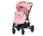 Сгъваема лятна комбинирана бебешка количка за новородени с тегло до 22 кг. с покривало и столче Chipolino Ултера 2в1, розова LKULS02506PM thumb 3