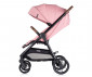 Сгъваема лятна комбинирана бебешка количка за новородени с тегло до 22 кг. с покривало и столче Chipolino Ултера 2в1, розова LKULS02506PM thumb 4