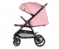 Сгъваема лятна комбинирана бебешка количка за новородени с тегло до 22 кг. с покривало и столче Chipolino Ултера 2в1, розова LKULS02506PM thumb 5
