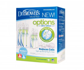 Dr. Brown's SB05005-P6 - Options+ Narrow Neck Newborn Feeding Set