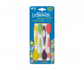 Лъжички за хранене на бебе Dr.Browns, 4 броя 72239316030