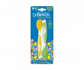 Лъжички за хранене на бебе Dr.Browns, 2 броя 72239318850