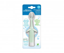 Силиконова четка за зъби и венци за бебе Dr.Browns, ментова HG016
