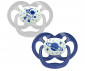 Ортодонтска силиконова залъгалка Dr.Browns Advantage, 6-18м, 2 етап, 2 броя, сини светещи PA22004-INTL thumb 2
