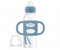 Бебешко преходно пластмасово шише за хранене Dr.Browns Milestones™ Narrow 250 мл, синьо SB81071-INTLX thumb 2