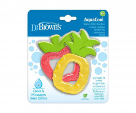 Охлаждаща силиконова чесалка за венци Dr.Browns, 2 броя, ананас и ябълка TE024