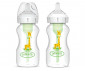 Бебешко пластмасово шише за хранене Dr.Browns Natural Flow Options+ Wide, 2 броя, 270 мл, Жираф WB92017-ESX thumb 2