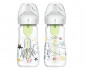 Бебешко пластмасово шише за хранене Dr.Browns Options+ Anti Colic, 2 броя, 270 мл, Ocean Design WB92028 thumb 2