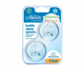 Накрайник за преходно шише Dr.Browns Wide-Neck Options+, 2 броя WR200-P4