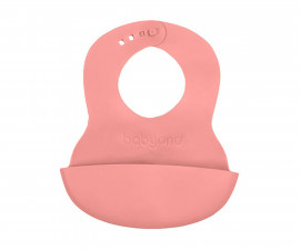 Babyono - Лигавник с джоб с регулируема каишка, розов 835/04