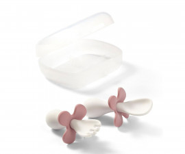 Babyono - Ергономични прибори за хранене на бебе, розови 969/01