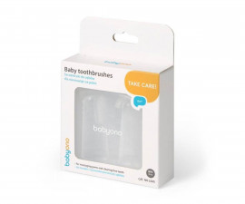 Babyono - Четка за масаж на венците, бяла 1545