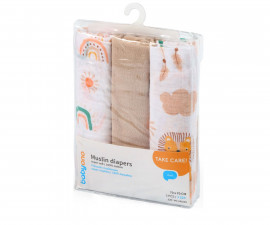 Пелени от бамбук Babyono, 3 броя 348/08