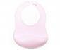 Бебешки силиконов лигавник с джобче за храна Babyono, розов 1598/02 thumb 2