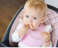 Бебешки силиконов лигавник с джобче за храна Babyono, розов 1598/02 thumb 7