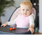 Бебешки силиконов лигавник с джобче за храна Babyono, розов 1598/02 thumb 8